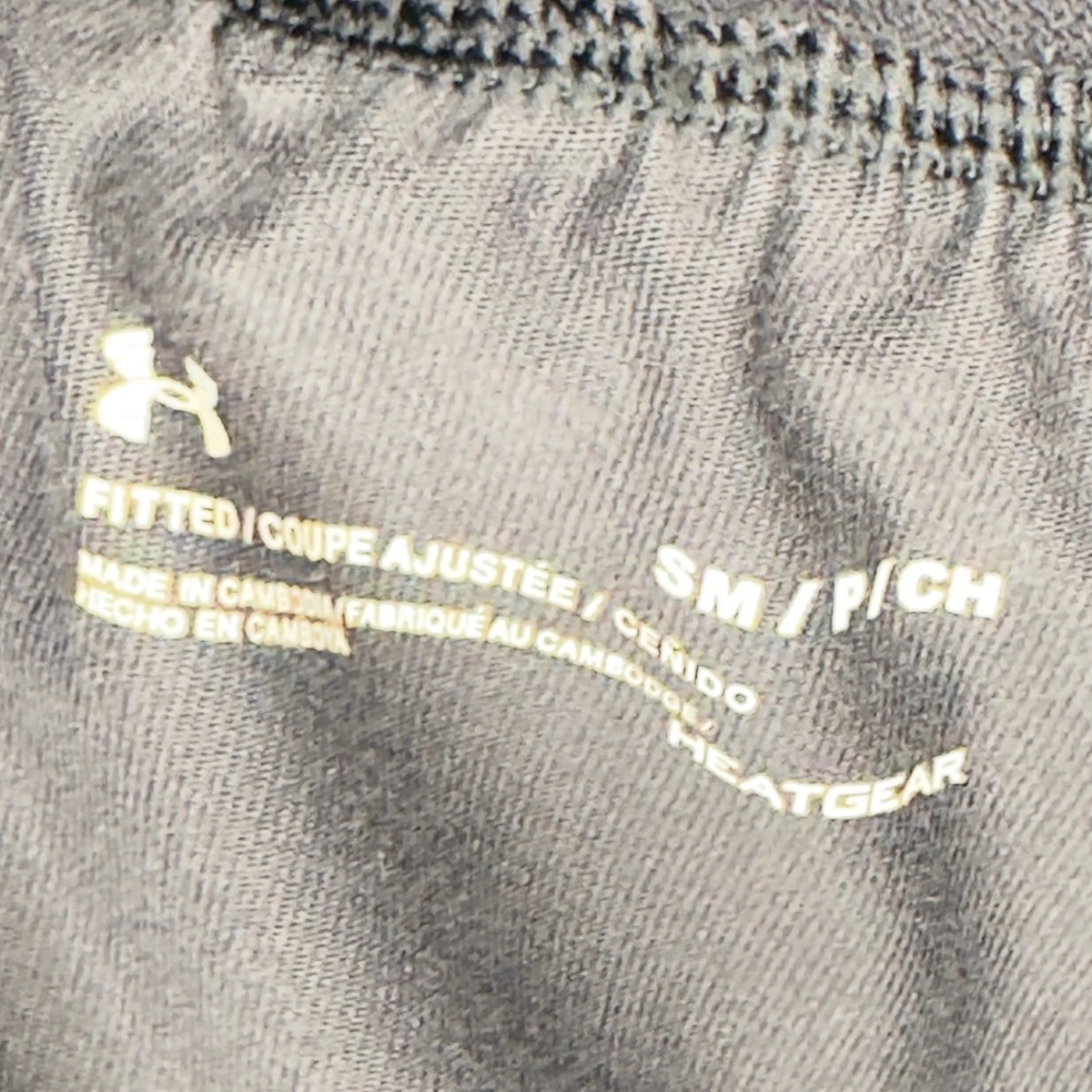 Women’s Under Armour Black and White Logo Leggings - Picture 3 of 3